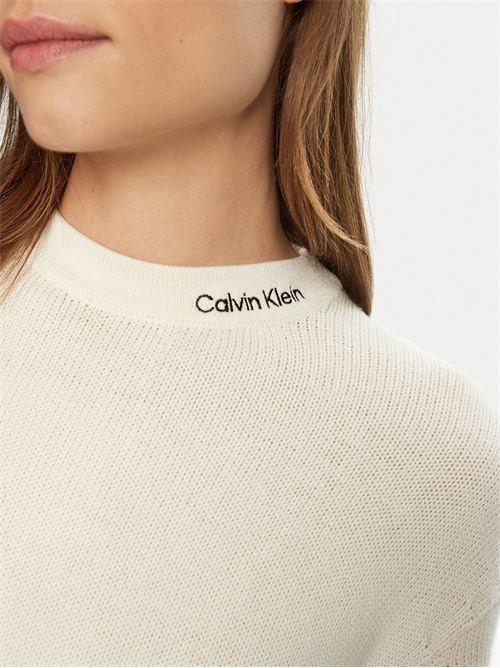 LOGO EMBRO SWEATER CALVIN KLEIN JEANS | J20J225073/YBI